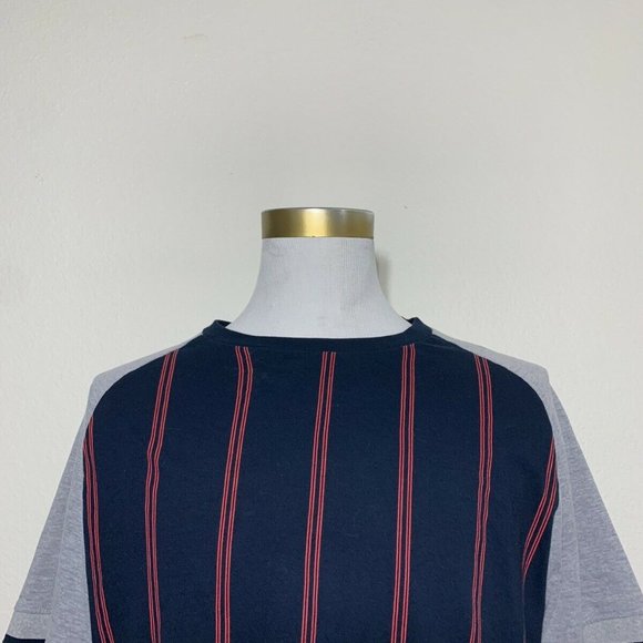 Westy Blue Stripe Raglan T-Shirt Size XL - Picture 6 of 8